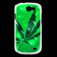 Coque Samsung Galaxy Express Cannabis Effet bulle verte