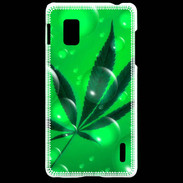 Coque LG Optimus G Cannabis Effet bulle verte