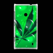 Coque Nokia Lumia 520 Cannabis Effet bulle verte