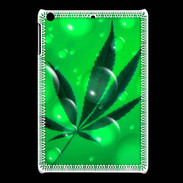 Coque iPadMini Cannabis Effet bulle verte