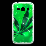 Coque Samsung Galaxy Ace3 Cannabis Effet bulle verte