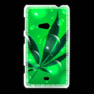 Coque Nokia Lumia 625 Cannabis Effet bulle verte
