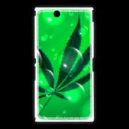 Coque Sony Xpéria Z Ultra Cannabis Effet bulle verte