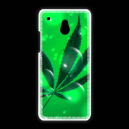 Coque HTC One Mini Cannabis Effet bulle verte