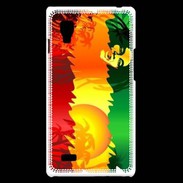 Coque LG Optimus L9 Chanteur de reggae