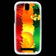 Coque HTC One SV Chanteur de reggae