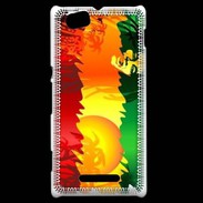 Coque Sony Xperia M Chanteur de reggae