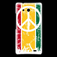 Coque Huawei Ascend Mate Rasta Peace and Love 15