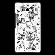 Coque Huawei Ascend Mate Design Fleur Tribal