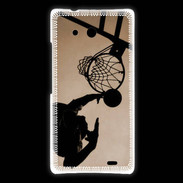 Coque Huawei Ascend Mate Basket en noir et blanc