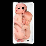 Coque Huawei Ascend Mate Duo de bébés qui dorment
