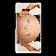 Coque Huawei Ascend Mate Femme enceinte ventre 