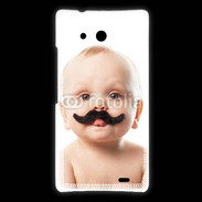 Coque Huawei Ascend Mate Bébé avec moustache