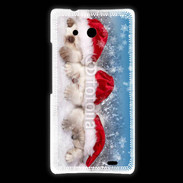 Coque Huawei Ascend Mate 3 chatons Noël
