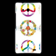 Coque Huawei Ascend Mate Symboles de paix