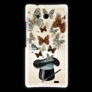 Coque Huawei Ascend Mate Papillons magiques