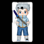 Coque Huawei Ascend Mate Chibi style illustration of a superhero 2