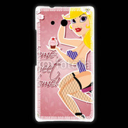 Coque Huawei Ascend Mate Dessin femme sexy style Betty Boop
