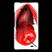 Coque Huawei Ascend Mate Cerise et bouche 2