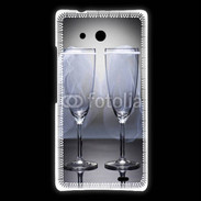 Coque Huawei Ascend Mate Coupe de champagne lesbienne
