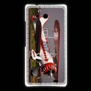Coque Huawei Ascend Mate Biplan blanc et rouge