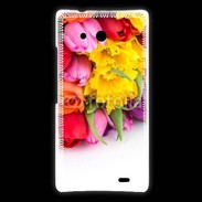 Coque Huawei Ascend Mate Bouquet de fleurs