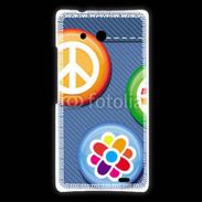 Coque Huawei Ascend Mate Hippies jean's