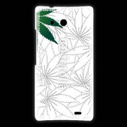 Coque Huawei Ascend Mate Fond cannabis