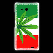 Coque Huawei Ascend Mate Drapeau italien cannabis