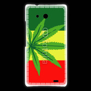 Coque Huawei Ascend Mate Drapeau reggae cannabis