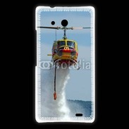 Coque Huawei Ascend Mate Hélicoptère bombardier d'eau