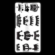 Coque Huawei Ascend Mate Collection de couronnes de Roi