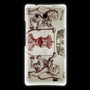 Coque Huawei Ascend Mate Moyen âge 1