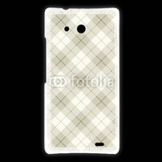 Coque Huawei Ascend Mate Effet écossais beige clair