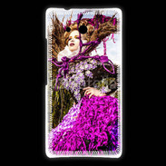 Coque Huawei Ascend Mate Femme florale