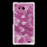 Coque Huawei Ascend Mate Camouflage rose