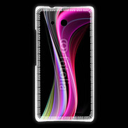 Coque Huawei Ascend Mate Abstract multicolor sur fond noir