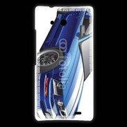 Coque Huawei Ascend Mate Mustang bleue