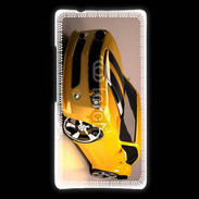 Coque Huawei Ascend Mate Belle voiture jaune et noire