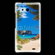 Coque Huawei Ascend Mate Vue de la mer bleue 10