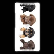 Coque Huawei Ascend Mate Alignement de petits chiens