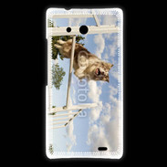 Coque Huawei Ascend Mate Agility saut d'obstacle