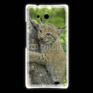 Coque Huawei Ascend Mate Bébé Lynx