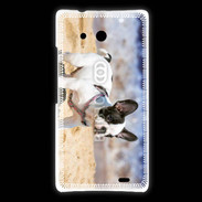 Coque Huawei Ascend Mate Bulldog français nain