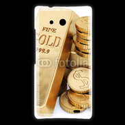 Coque Huawei Ascend Mate Lingot et pièces d'or