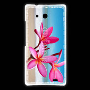Coque Huawei Ascend Mate Fleurs à la plage