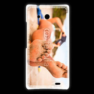 Coque Huawei Ascend Mate Pieds plage
