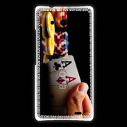 Coque Huawei Ascend Mate Poker paire d'as