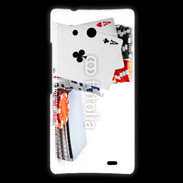 Coque Huawei Ascend Mate Paire d'as au poker 5