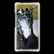 Coque Huawei Ascend Mate Moto chromée